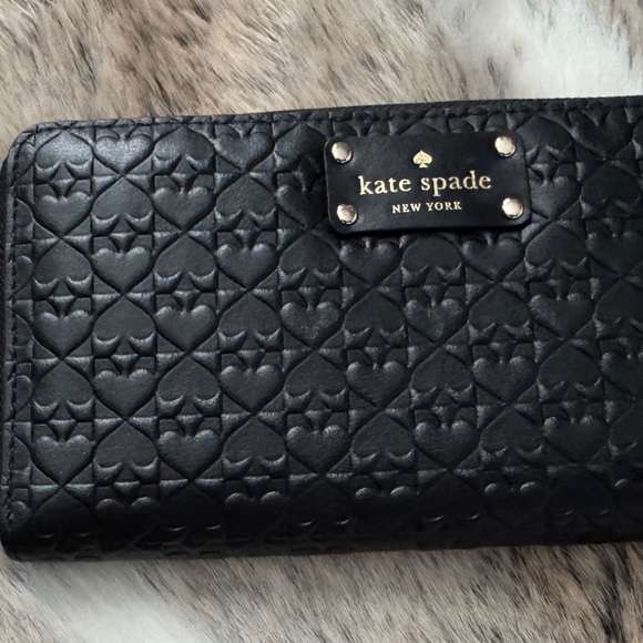 Kate Spade Straw Darlington Jackie Handbag Purse with wallet - Picture 7 of 11